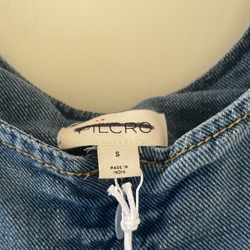 Anthropologie Pilcro Women’s Blue Denim Jumpsuit - Picture 2 of 9
